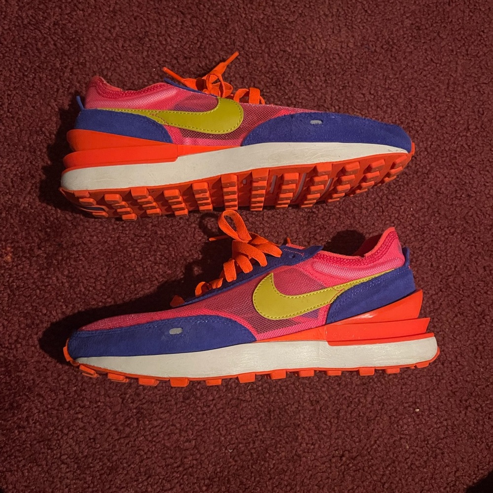 waffle one racer blue hyper pink 8.5W